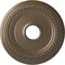 Ekena Millwork Classic Ceiling Medallion (Fits Canopies up to 12 3/4"), 18 5/8"OD 4"ID x 1 1/8"P, Warm Silver CM19CLWSS - alternate 1